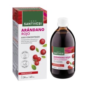 Jugo de arandanos rojo