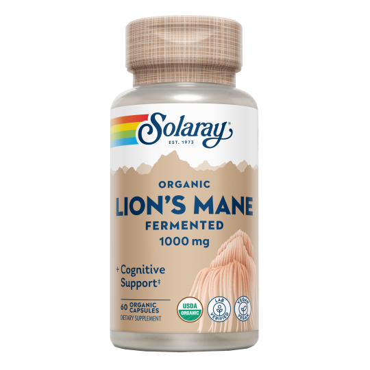 Melena de león (Lion's mane) 500 Mg-60 VegCaps. Sin gluten. Apto para veganos.