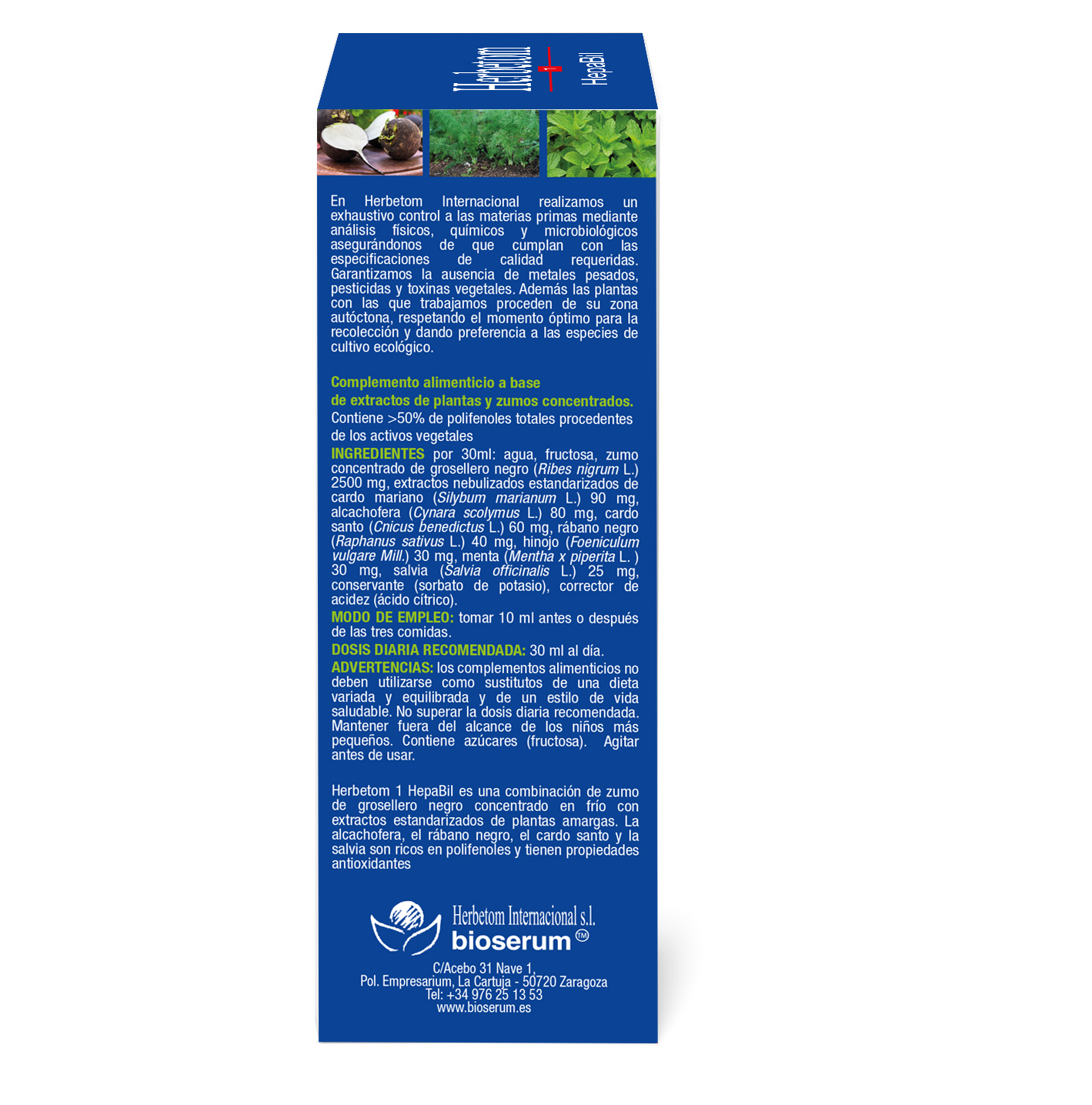 Herbetom 1 hepabil (250 ml) - Imagen 2