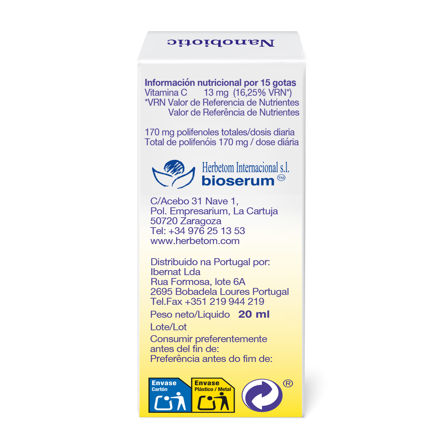 Nanobiotic (20 ml) - Imagen 2