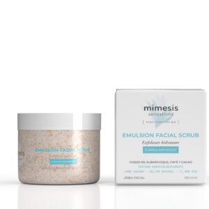 Emulsion facial scrub