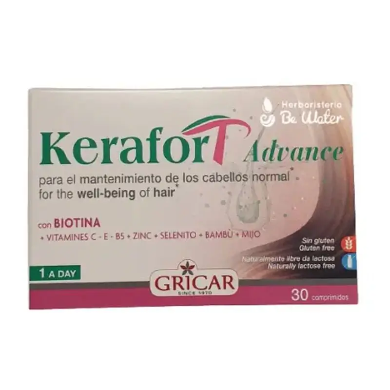 Kerafort advance (30 comprimidos)