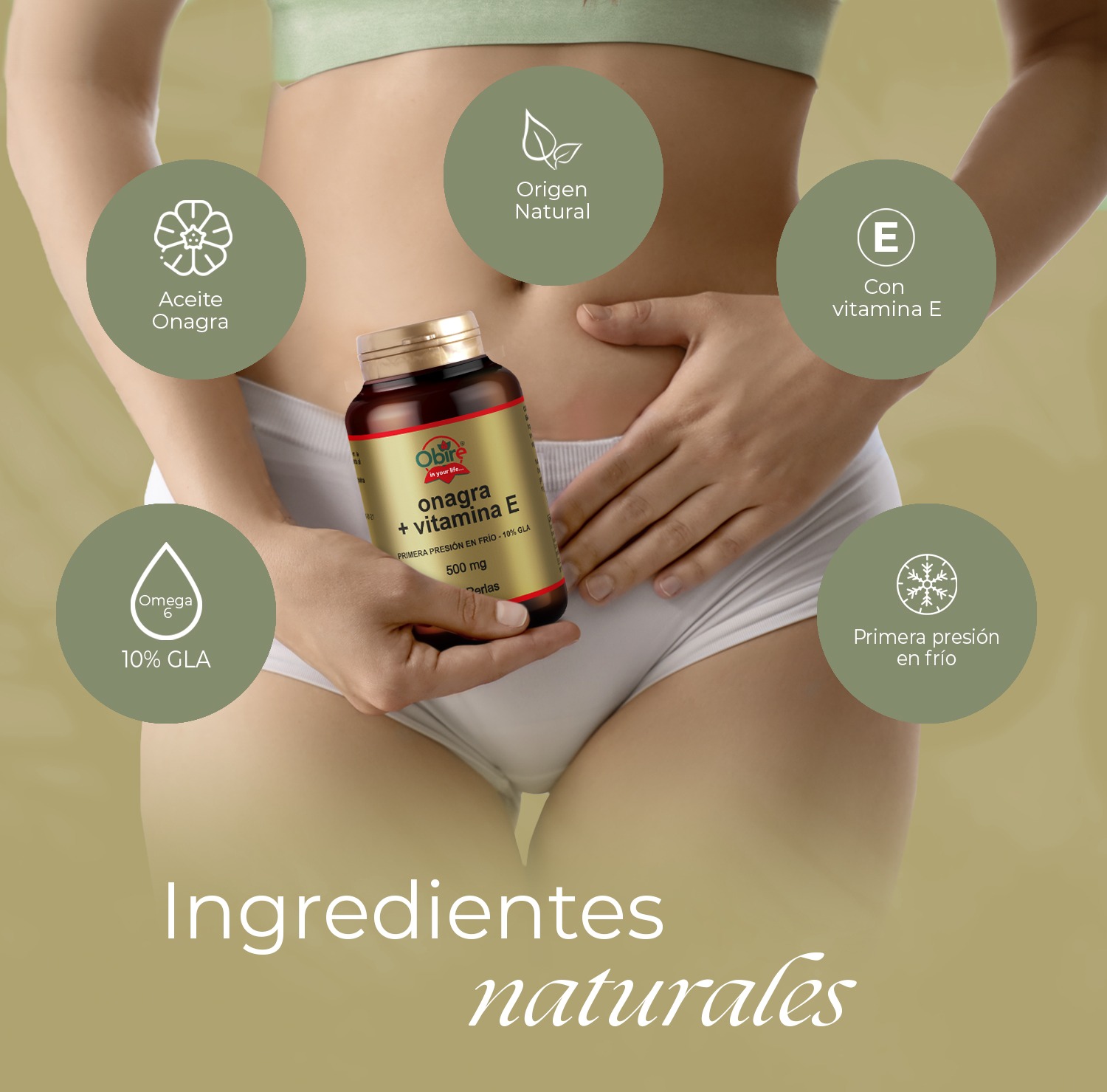 Aceite de onagra + Vit. E 500 mg. 220 perlas - Imagen 4
