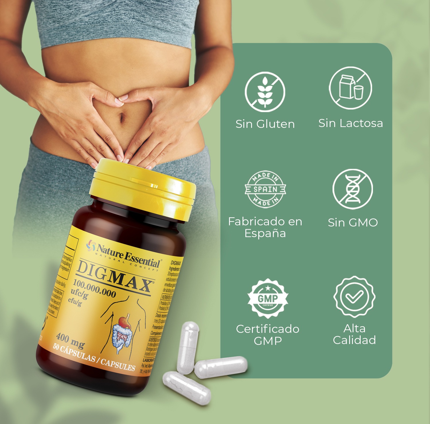 Dig-max® 400 mg. 50 cápsulas - Imagen 5