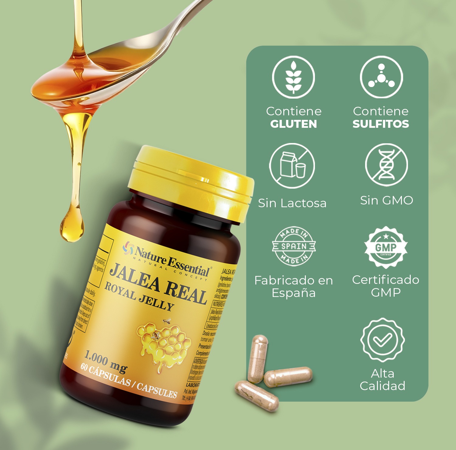 Jalea real 1000 mg. 60 cápsulas - Imagen 5