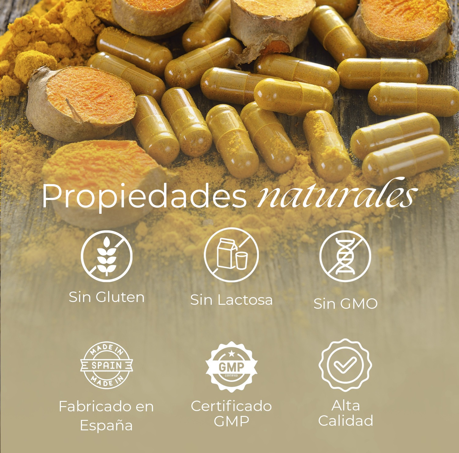 Cúrcuma (complex) 10.000 mg. 60 cápsulas vegetales - Imagen 4