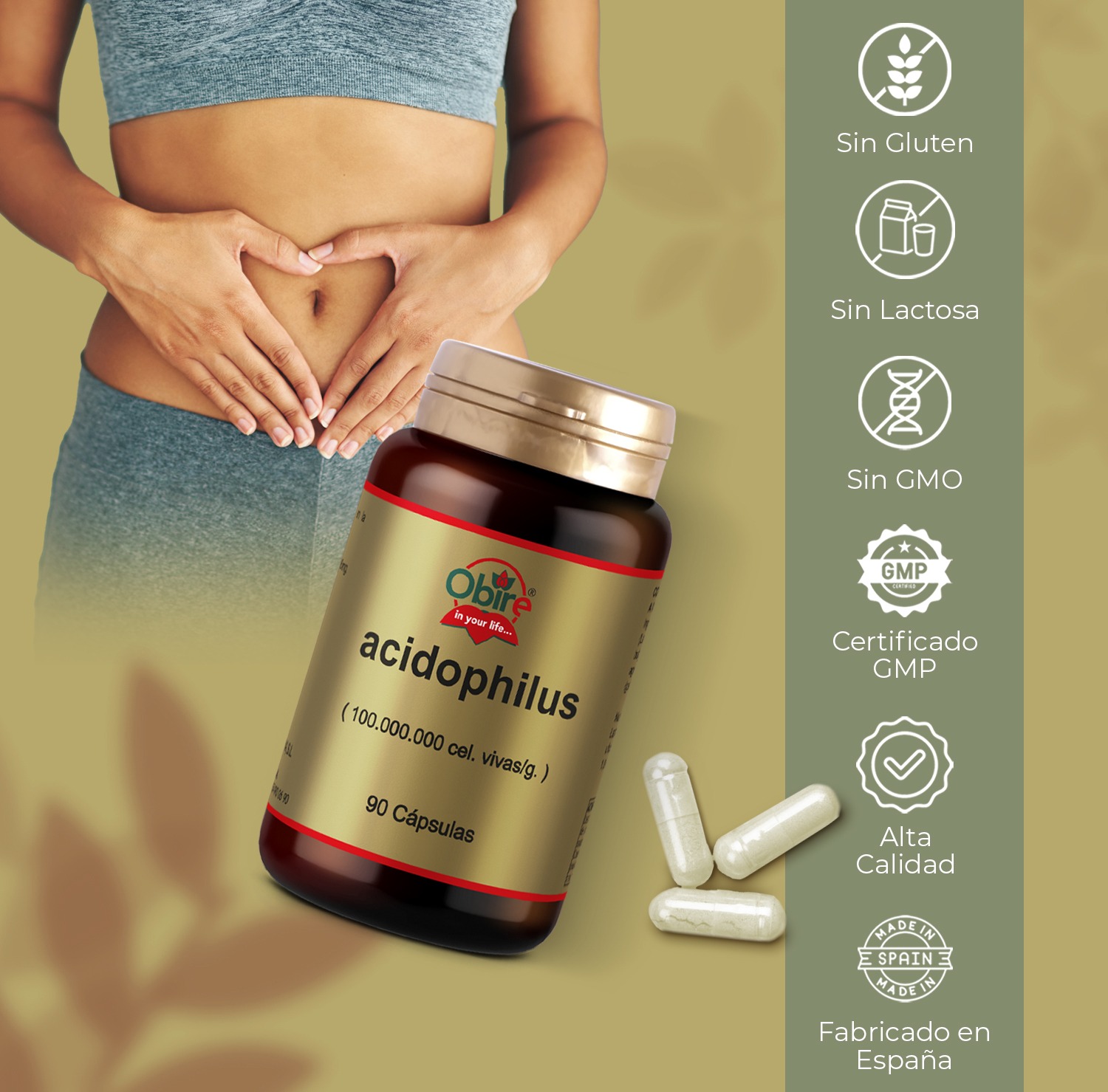 Acidófilus 400 mg. 90 cápsulas - Imagen 5