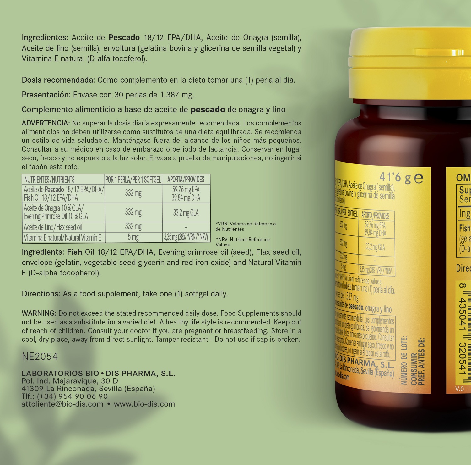 Omega 3-6-9 1000 mg. 30 perlas - Imagen 6