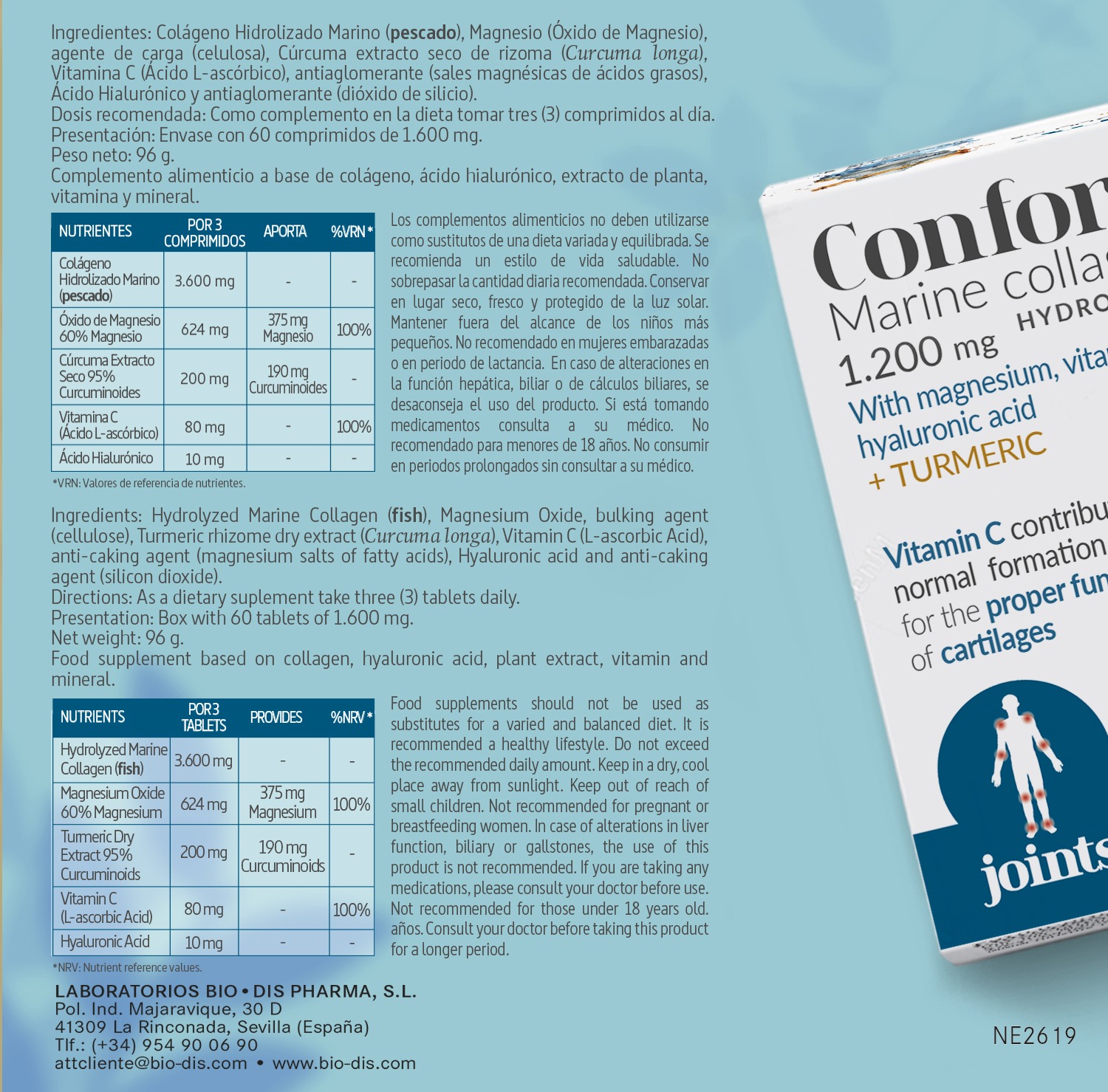 Confortflex® 1200 mg. 60 comprimidos - Imagen 6
