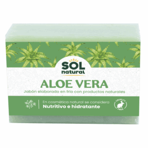 Jabón natural de aloe vera 100g
