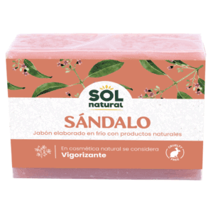 Jabón natural de sándalo 100g