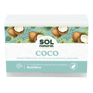 Jabón natural de coco 100g