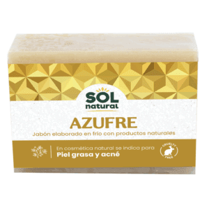Jabón natural de azufre 100g
