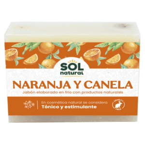 Jabón natural de canela y naranja 100g