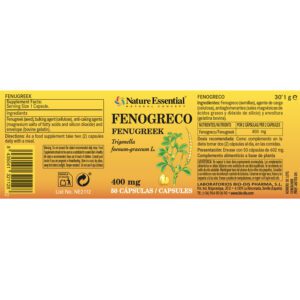 Fenogreco 400 mg. 50 cápsulas - Imagen 4