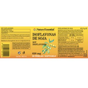 Isoflavonas de soja 620 mg. 50 perlas - Imagen 3