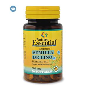 Aceite de semilla de lino 500 mg. 50 perlas