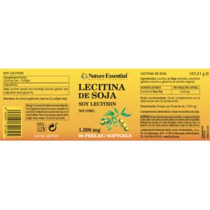 Lecitina de soja 1200 mg. 90 perlas - Imagen 3