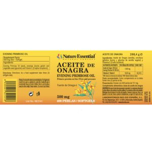 Aceite de onagra 500 mg. 400 perlas - Imagen 2