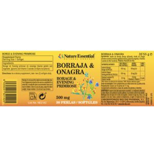 Borraja & onagra 500 mg. 50 perlas - Imagen 2