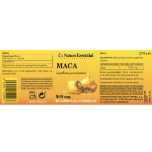 Maca 500 mg. 50 cápsulas - Imagen 4