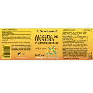 Aceite de onagra 1000 mg. 100 perlas - Imagen 2