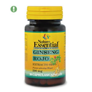 Ginseng rojo 500 mg. 50 cápsulas