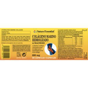 Colágeno marino + magnesio 600 mg. 60 cápsulas - Imagen 2