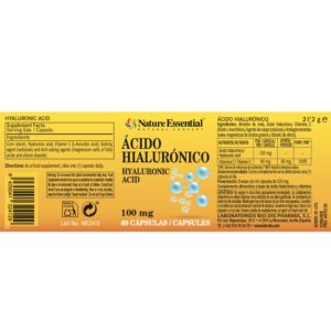 Ácido hialurónico 100 mg. 60 cápsulas - Imagen 3
