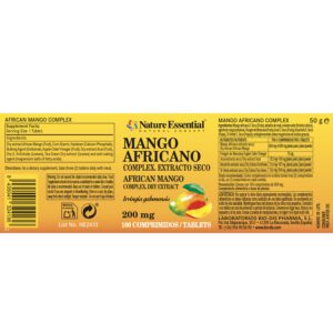Mango africano (complex) 200 mg. 100 comprimidos - Imagen 4