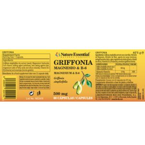Griffonia 500 mg + magnesio + B-6. 60 capsulas - Imagen 4