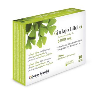 Ginkgo biloba 6000 MG. 30 cápsulas vegetales
