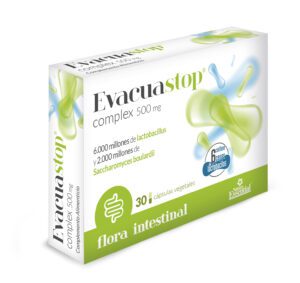 Evacuastop® 500 mg. 30 cápsulas vegetales