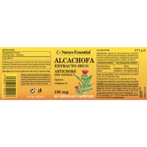 Alcachofa 150 mg. (Extracto seco) 50 cápsulas - Imagen 3