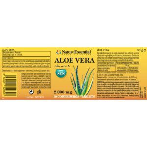 Aloe vera 2000 mg con sen. 60 comprimidos - Imagen 4