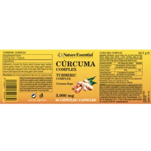 Cúrcuma 5000 mg. (95% curcumina) 60 cápsulas - Imagen 3