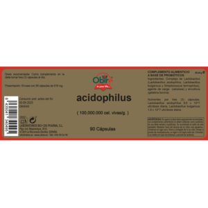 Acidófilus 400 mg. 90 cápsulas - Imagen 4