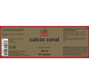 Calcio coral 500 mg. 60 cápsulas - Imagen 4