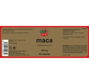 Maca 500 mg. 60 cápsulas - Imagen 4