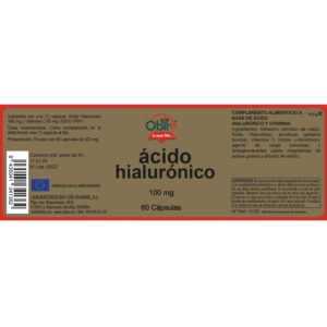 Ácido hialurónico 100 mg. 60 cápsulas - Imagen 3