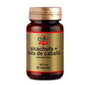 Alcachofa + cola de caballo (extracto seco) 300 mg. 60 cápsulas