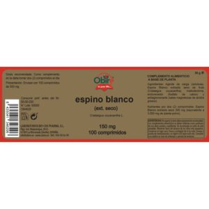 Espino blanco 150 mg. (Extracto seco) 100 comprimidos - Imagen 2