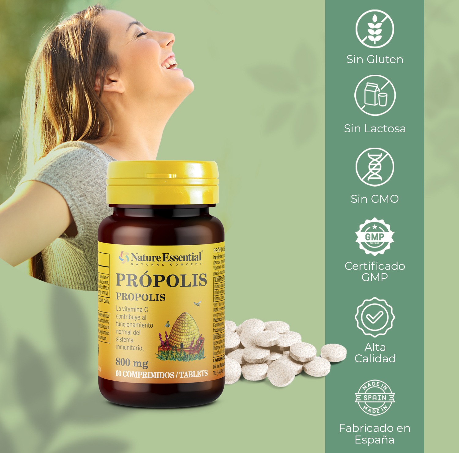 Própolis 800 mg. 60 comprimidos - Imagen 5