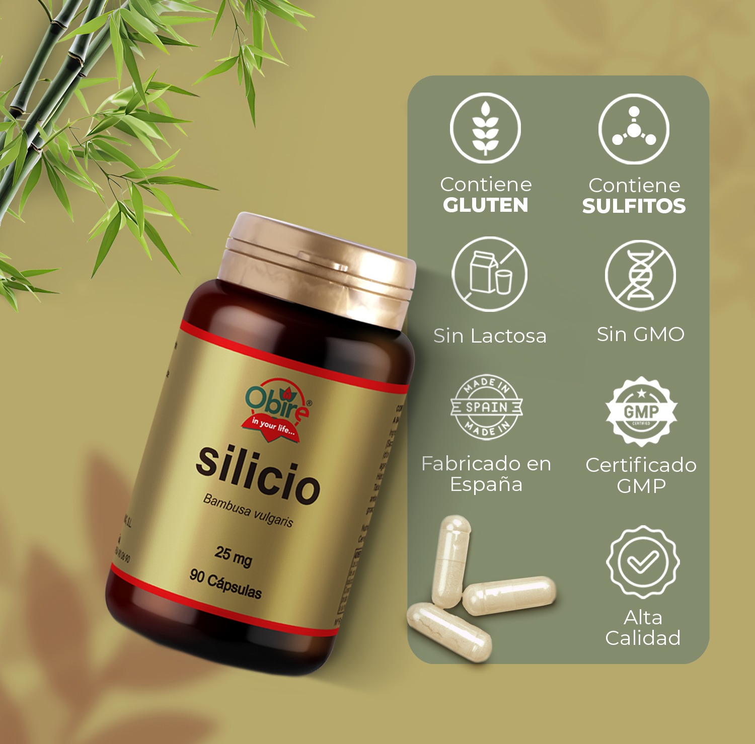 Silicio 25 mg. 90 cápsulas - Imagen 5