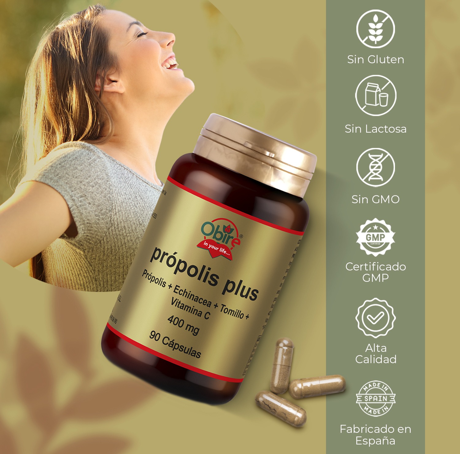 Própolis PLUS 400 mg. 90 cápsulas - Imagen 5