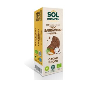 Galletas de trigo sarraceno con cacao y coco Bio 175 g