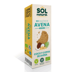 Galletas de avena con coco y agave Bio 175 g