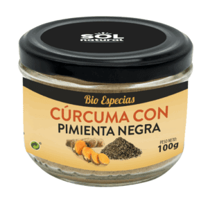 Cúrcuma en polvo con pimienta negra Bio 100 g
