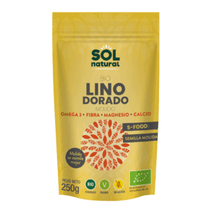 Semillas de lino doradas y trituradas Bio 250g
