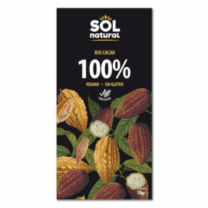 Tableta de cacao puro 100% bio 70g